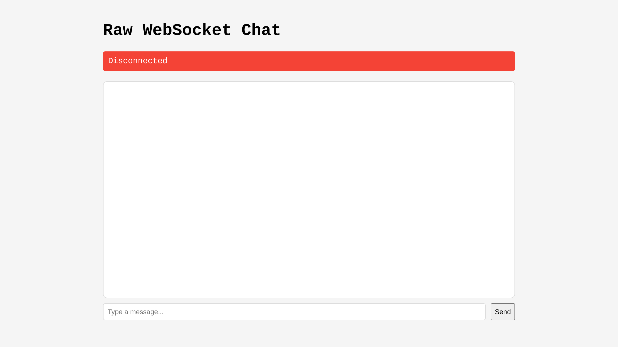 Raw WebSocket Handler Proxy